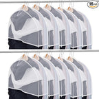 Patelai 16 Pcs 4" Gusseted Plastic Shoulder Covers by Patelai