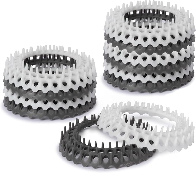 Evriholder Vanity Sink Drain Savers, Secure Fit Hair Catchers Prevent Clogs in by Evriholder