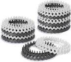 Evriholder Vanity Sink Drain Savers, Secure Fit Hair Catchers Prevent Clogs in by Evriholder
