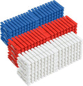 Weysat 240 Pcs 4th of July Colored Clothes Pins 2.9" Wooden Patriotic by Weysat