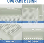 LASSHSWA Collapsible Colander for Kitchen, Over the Sink Strainer Basket for - Image 4