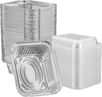 GUSTO [1 lb - 100 Count Disposable Aluminum Foil Pans by GUSTO