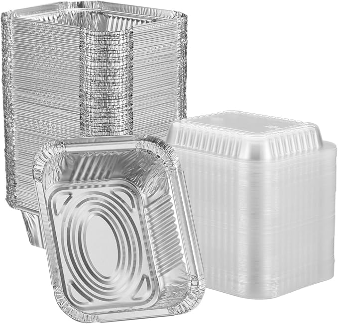 GUSTO [1 lb - 50 Count Disposable Aluminum Foil Pans by GUSTO