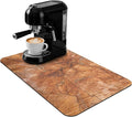 Coffee Bar Mat 24x16 Inch, Wood Grain Slices Design, Absorbent Hide Stain by Unknown