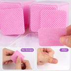 200pcs Lint Free Nail Wipes, 1 Pull-Off Pump-Style Bottle Suitable - Image 6