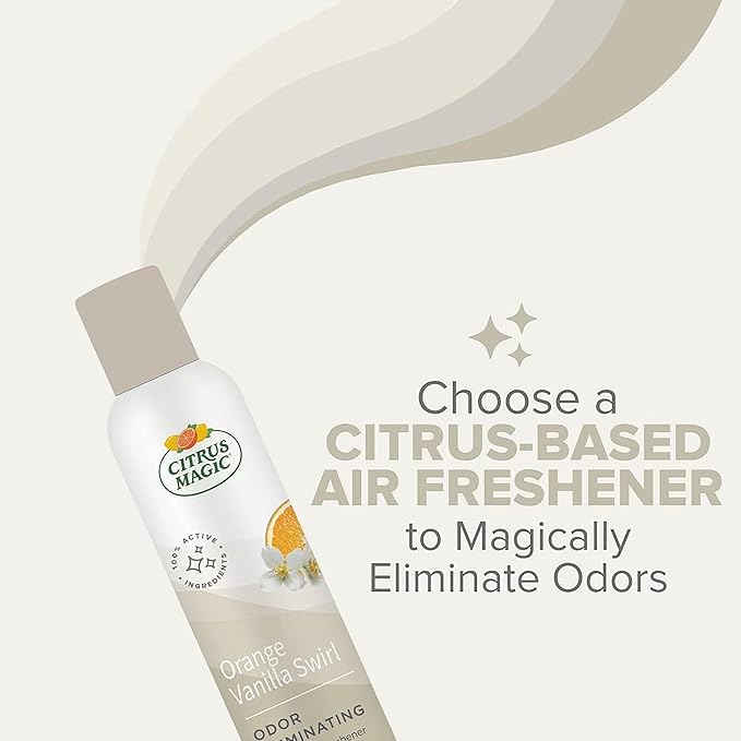 Citrus Magic Odor Eliminating Air Freshener Spray Orange-Vanilla Swirl - Image 3