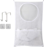 Hanging Laundry Hamper, Over The Door Laundry Hamper, Mesh Hanging Laundry Bag by fahombag