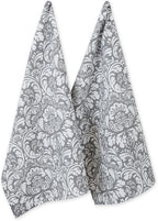 DII Cotton Dish Towel Set Damask Print by DII