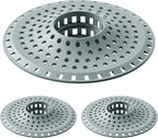 Shower Hair Drain Catcher, Silicone Bathtub Drain Hair Catcher Strainer by SayGoodbyetoHairClogging