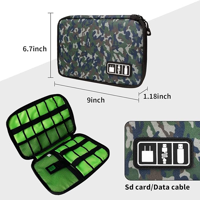 Electronics Travel Organizer, Portable Waterproof Electronic Travel Storage Bag - Image 5