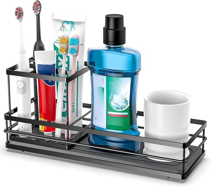 Toothbrush Holders with Water Absorbing Diatomite by MOFOROCO