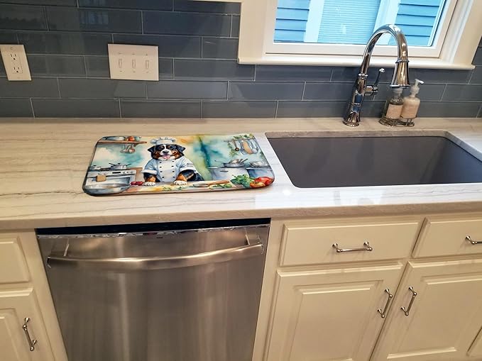 Caroline's Treasures DAC6207DDM Bernese Mountain Dog The Chef Dish Drying Mat - Image 3