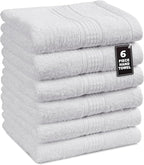 White Hand Towels for Bathroom by LaneLinen