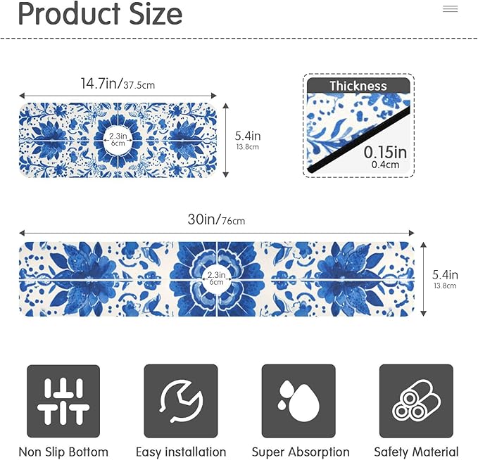 Kitchen Sink Splash Guard 1 PC 14.7 Inch Sink Faucet Mat Splash Guard - Image 2