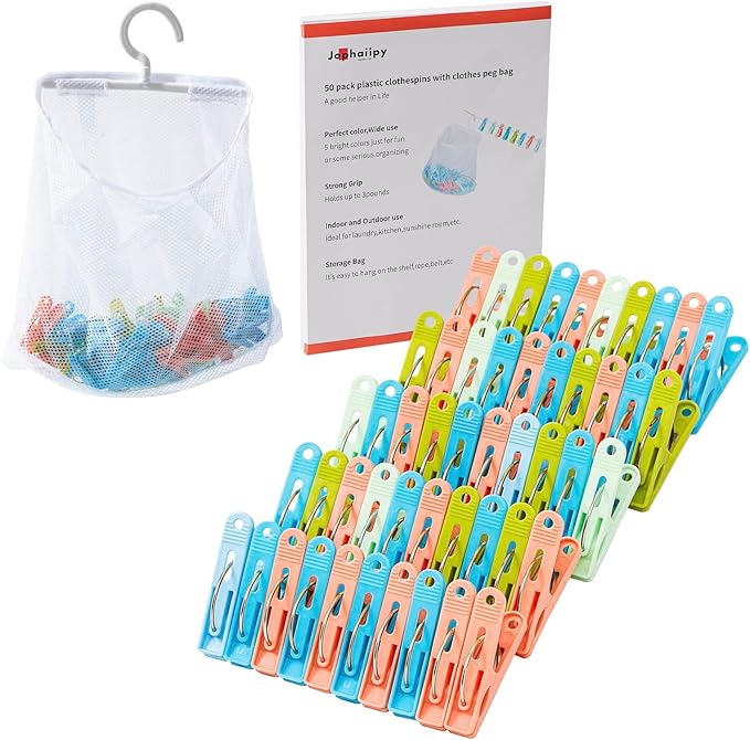 Plastic Clothes Pins Heavy Duty Outdoor, Colored Clothes Pins - Image 8