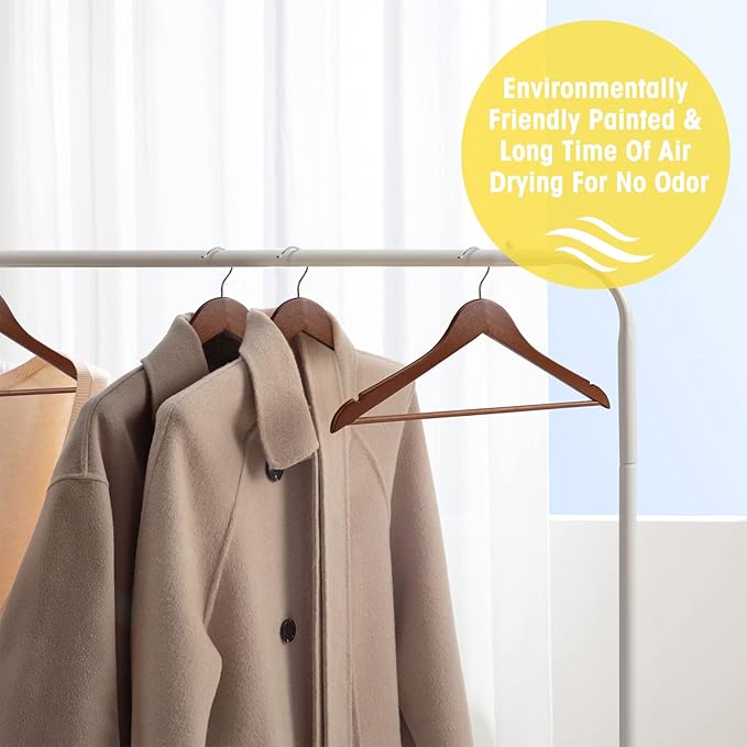 Wooden Hangers - 20 Pack - Clothes Hanger - Image 4