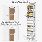 Over The Door Organizer, 8 Shelf Door Hanging Organizers - Image 3