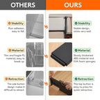 Lifewit 9 Pack Drawer Dividers 4" High 28-43.5cm/11-17" Adjustable Drawer - Image 4