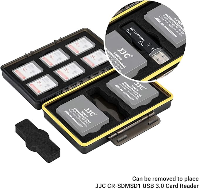 Fujifilm NP-W126 NP-W126S Camera Battery Memory Card Storage Case Holder - Image 4