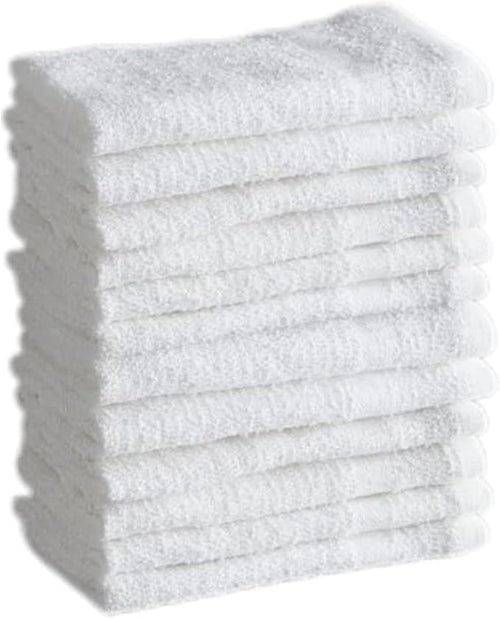 100% Cotton Washcloth Set – Soft, Absorbent Face Towels by QUBA+LINEN