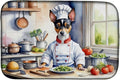 Caroline's Treasures DAC6313DDM Rat Terrier The Chef Dish Drying Mat Absorbent by CarolinesTreasures