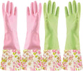 KINGFINGER Rubber Latex Waterproof Dishwashing Gloves by KINGFINGER