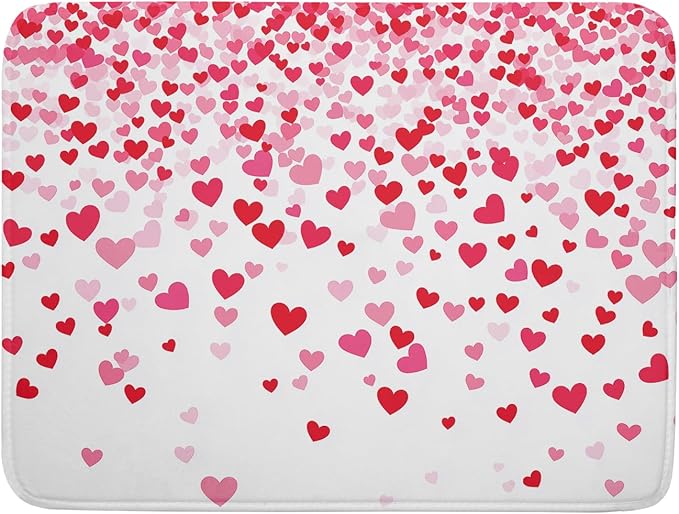 Valentine's Day Dish Drying Mat by Kawani