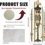 Nuxovilar Ironing Board Cover Needle Cotton 15x54 Inches | Ironing Board Cover - Image 3