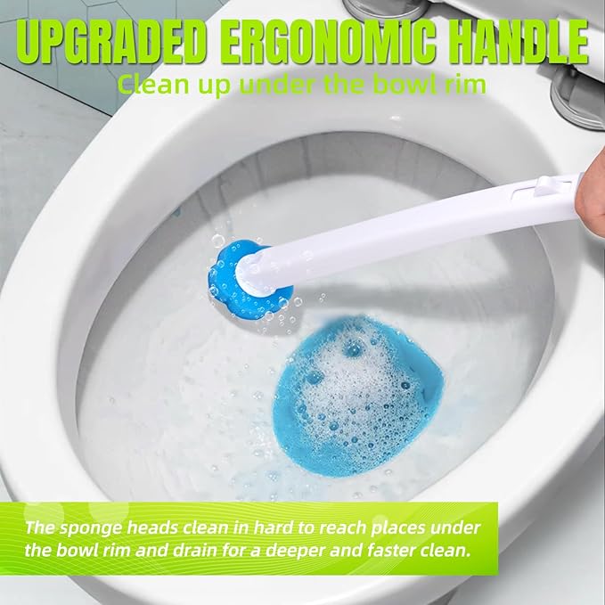 KOKL 2 Pack Disposable Toilet Brush - Image 4