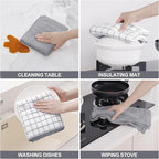 Homaxy Premium Cotton Kitchen Towels 16"x 28", Large Natural Ring Spun 390 GSM - Image 4