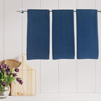 Serafina Home Royal Nautical Blue Kitchen Hand Dish Towels: Oversized 28" x 18" - Image 5