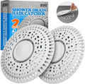 zaa Shower Drain Hair Catcher, 2 Pack Premium Silicone Drain Protector & Shower by zaa