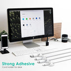 12 Pack Cable Clips, Znben Wire Organizer Holder Adhesive Cord Management - Image 3