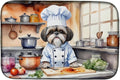 Caroline's Treasures DAC6327DDM Shih Tzu The Chef Dish Drying Mat Absorbent by CarolinesTreasures