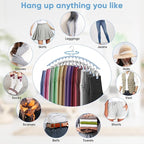 6 Pack Legging Organizer for Closet Hanging, Pants Hangers - Image 4