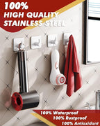 Auxmir Adhesive Hooks Heavy Duty 22lb Towel Hooks - Image 2