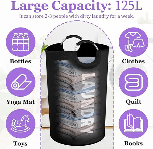 125L Extra Large Laundry Basket - Image 2
