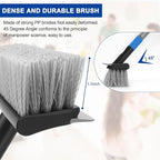 KeFanta Deck Brush with Long Handle, 2 in 1 Floor Scrub Brush - Image 2