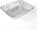 Glad Disposable Half Size Aluminum Steam Pans, Deep Heavy Duty Foil Pans - Image 3