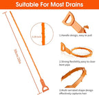 Huryfox Drain Clog Remover Tool- 6 Pack 20 Inch Length Drain Cleaner Sticks - Image 2