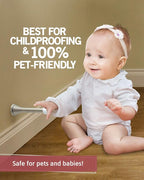 Jack N’ Drill Spring Door Stopper | Flexible Heavy Duty Door Stop - Image 3