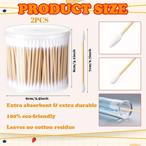 1200pcs XL Cotton Swabs Mops - Image 2