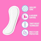 Carefree Panty Liners, Regular Liners - Image 3