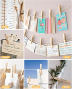 Large Clothes Pins Wooden Clothespins, 4 Inch 48 Pack Heavy Duty Outdoor Pegs - Image 6