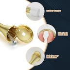 Ravinte Door Stoppers, 24 Pack Gold Spring Door Stops - Image 4