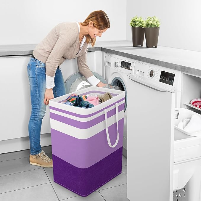 StorageRight Large Collapsible Laundry Basket Hamper - Image 6