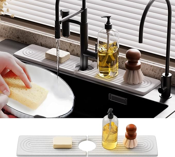 Quick Dry Sink Splash Guard by SlowSLog
