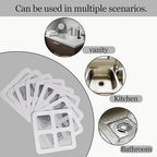 50Pcs Disposable Shower Drain Hair Catcher, Prevents Hair Clogs, 4x4 Inch Mesh - Image 5