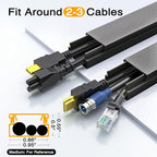 Cable Hider, 157in Delamu Cord Hider Wall - Image 4