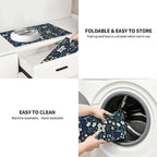 2Pcs Dish Drying Mats Faucet Mats Sets Large Size Coffee Mats Sink Faucet Mat - Image 8